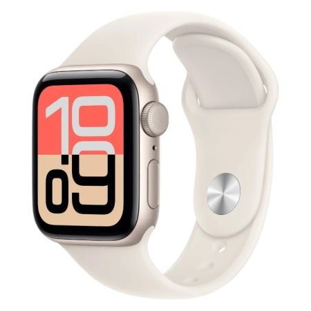 Apple Watch SE 3 GPS 40 mm Branco com Pulseira Desportiva Branco M/L